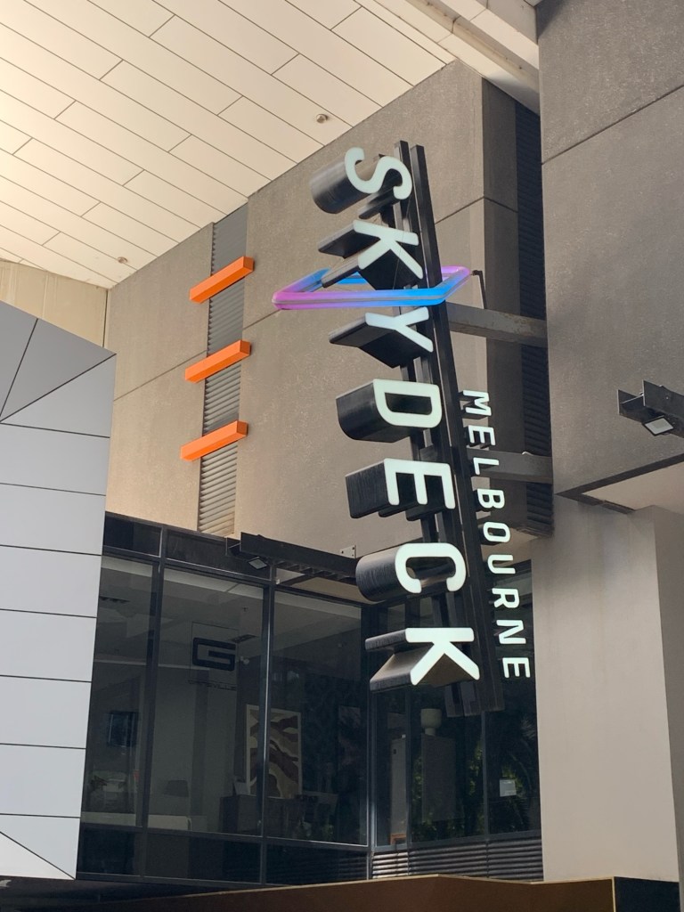 Melbourne Skydeck sign
