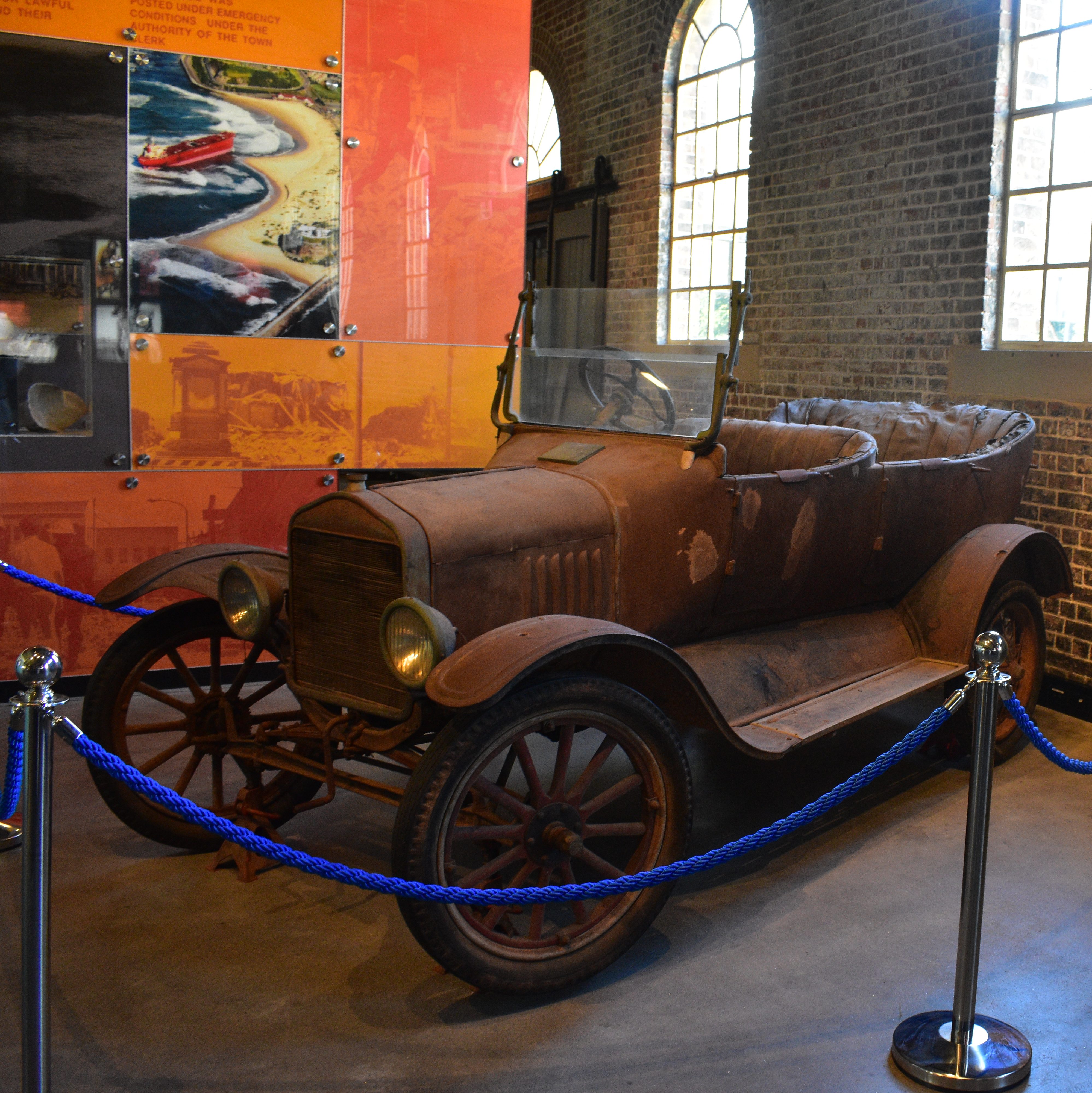 old rusted model t ford