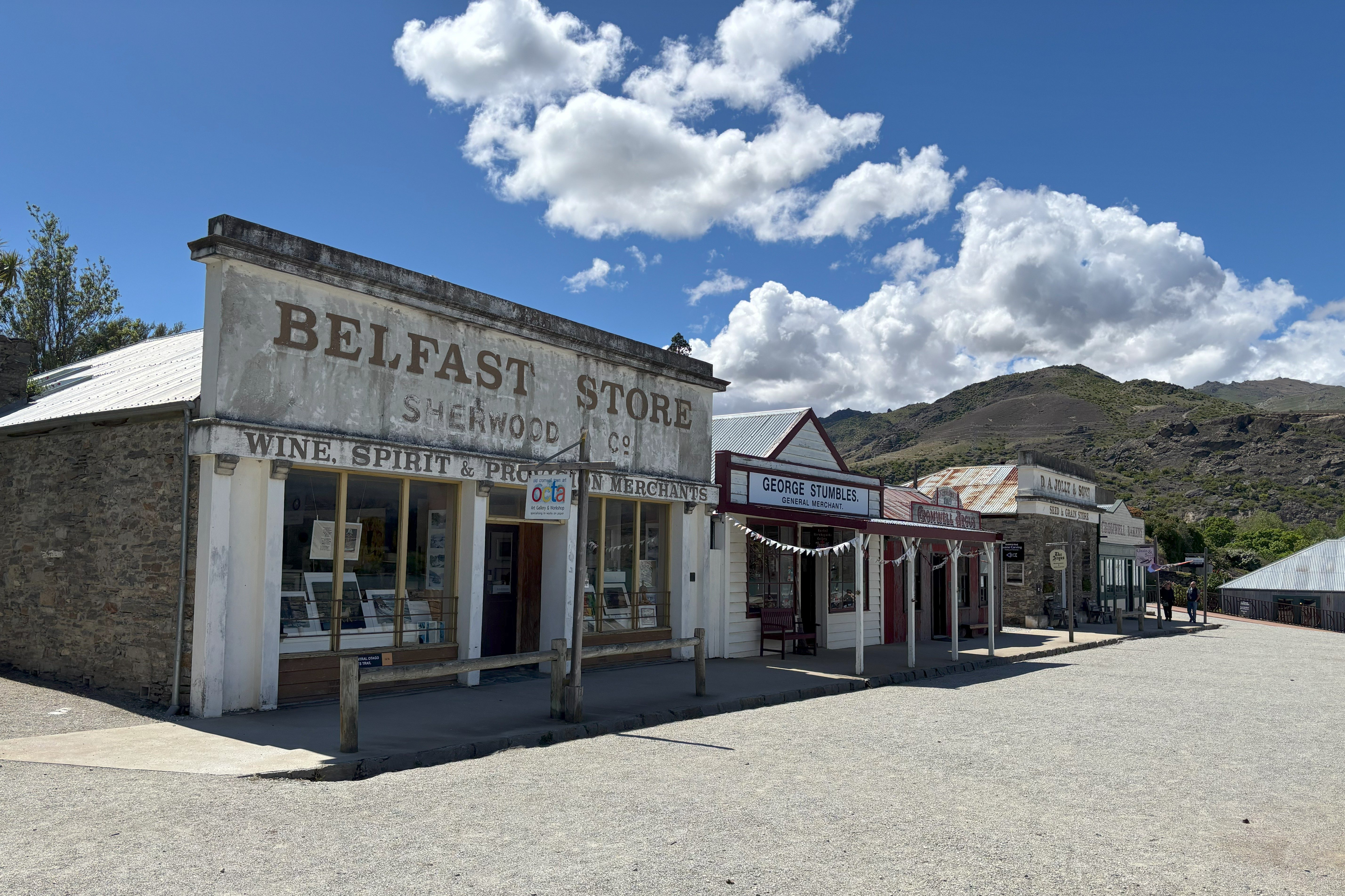 street view of historic village