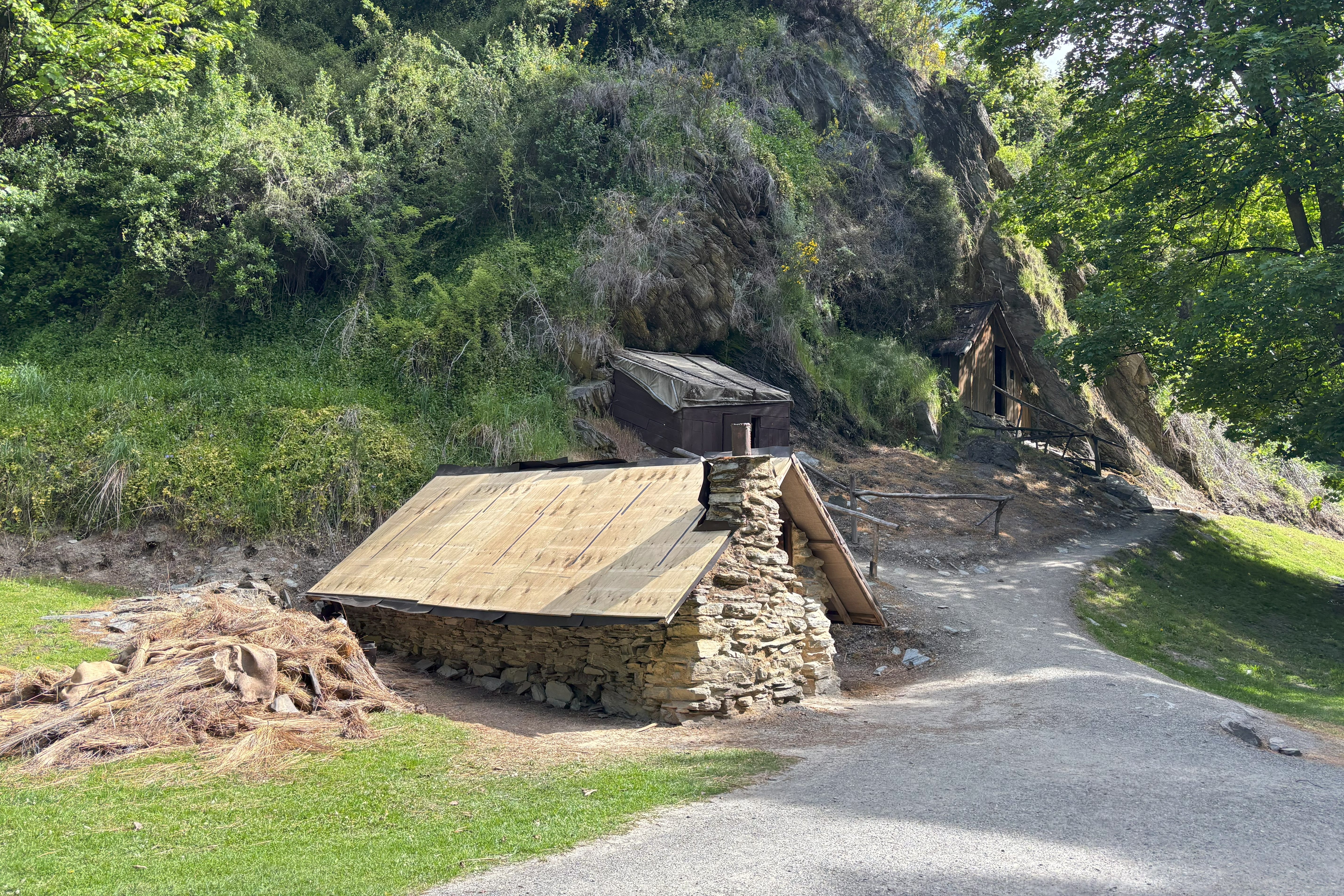 restored hut from the Arrowtown Chinese Settlement during the 1860s gold rush