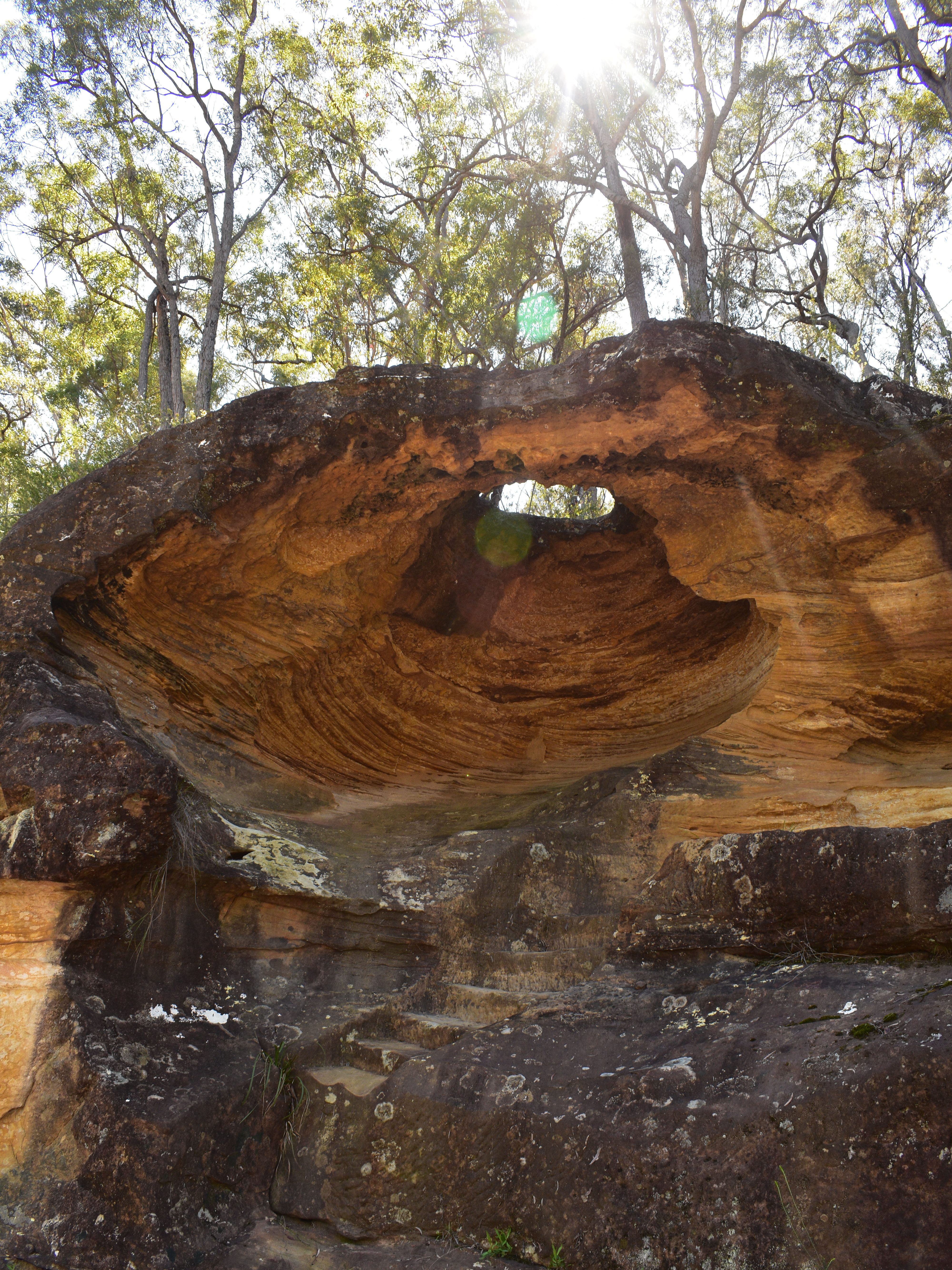 Hangman's Rock along Convict Trail Walk, Old Great North Road